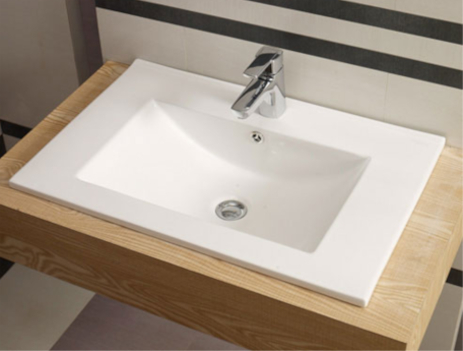 Compact design for stylish bathrooms<br/>Color:white